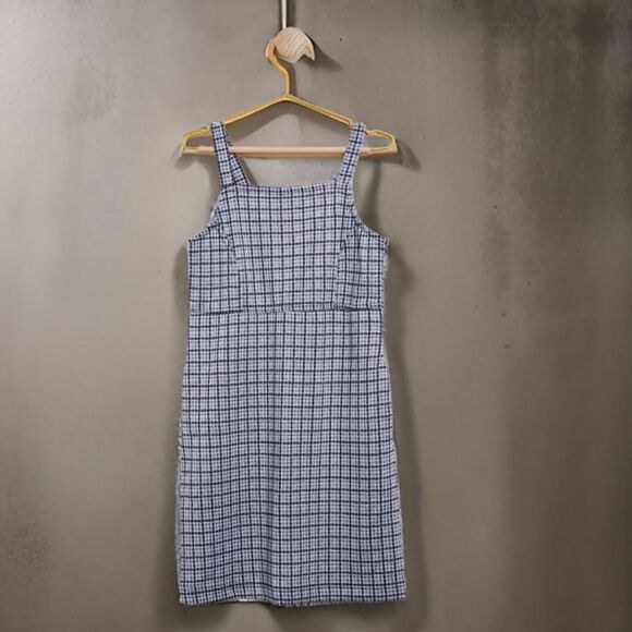 Abercrombie & Fitch Kids Elevated Layerable Plaid Dress Girls Size 7/8 - Picture 1 of 5